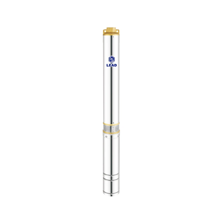 0.75-10 hp 1ph 3ph 4 pulgadas de bomba sumergible para el pozo
