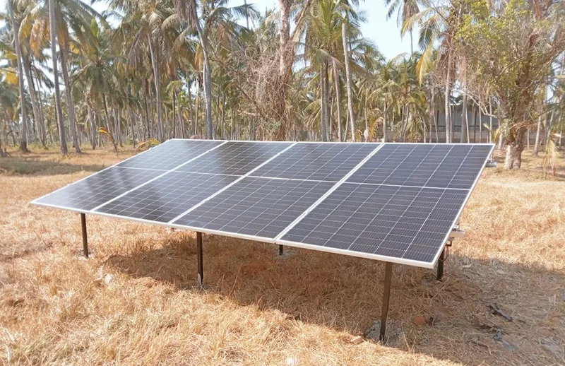 AC DC HF25-24-1100 La bomba de riego solar se aplica en Sri Lanka