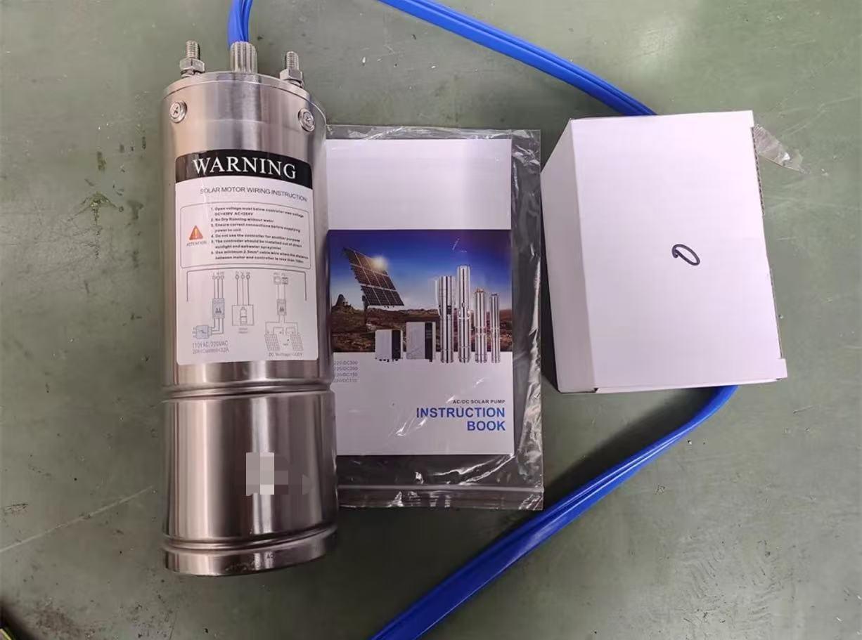AC DC Motor con energía solar con videos de vigilancia de acero inoxidable