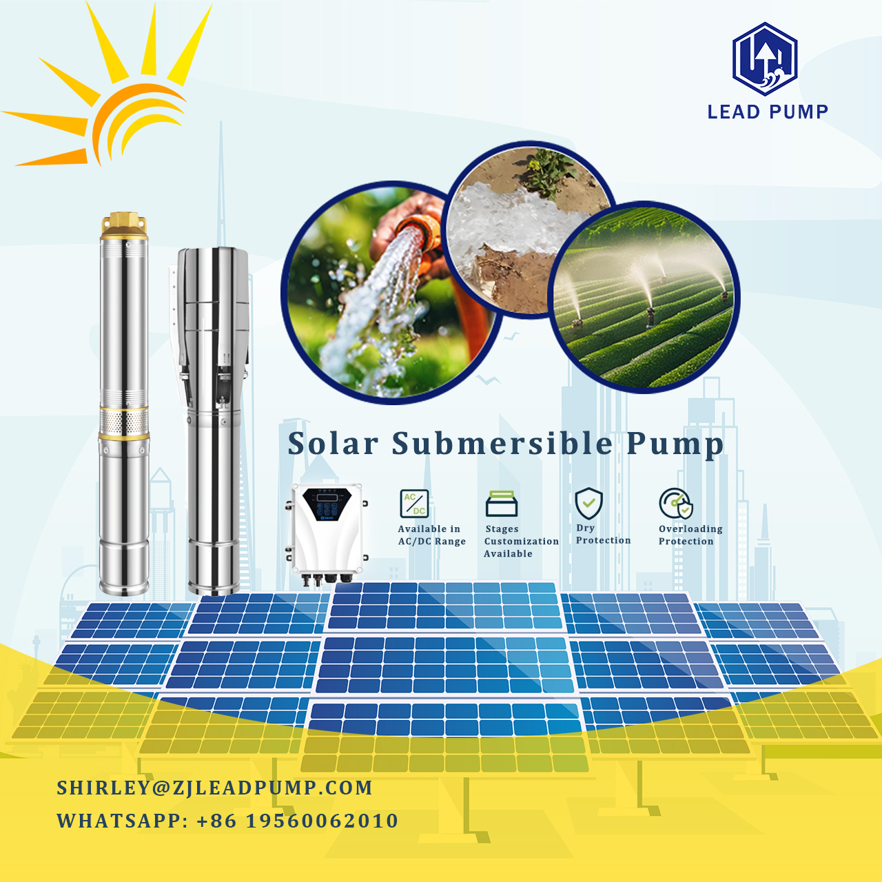 La bomba sumergible solar de 3hp AC DC se operó con éxito en Vietnam