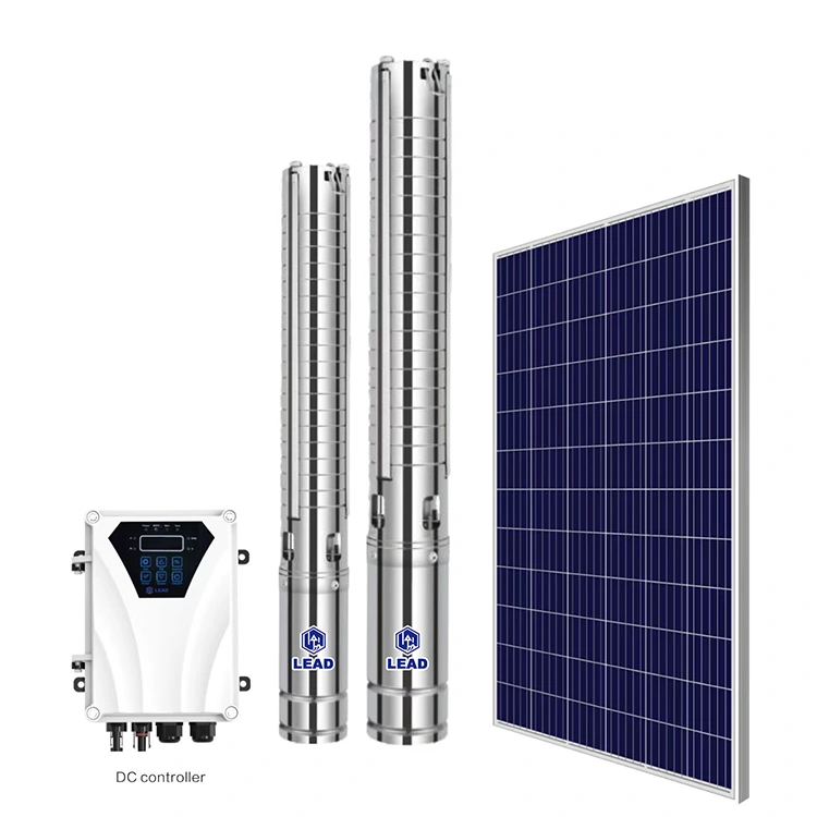 Bomba sumergible con energía solar de 3 pulgadas