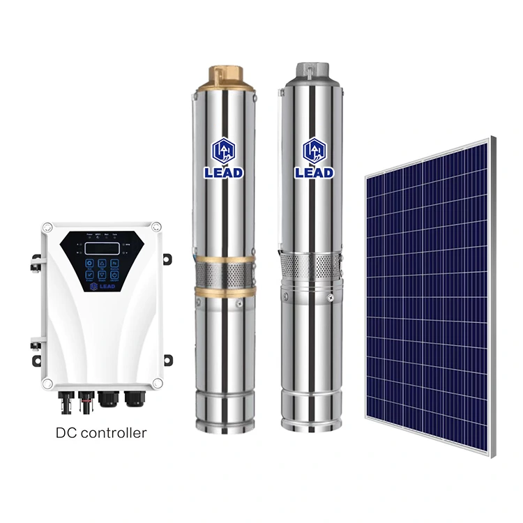 Bomba solar de 4 pulgadas alimentada para la fuente