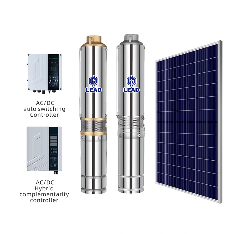 SD profundos de pozos sumergibles solares AC DC alimentado